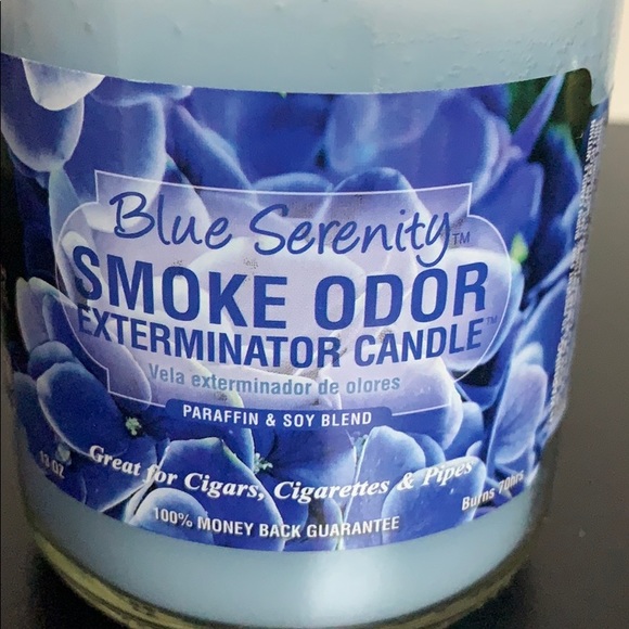 Smoke Odor Accents Blue Serenity Smoke Odor Candle Poshmark